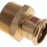 Pressfitting, Übergangsnippel 28mm innen / R 1-1/4" AG