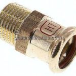 Pressfitting, Übergangsnippel 18mm innen / R 1/2" AG