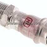 Pressfitting, Übergangsnippel 18mm innen / R 1/2" AG