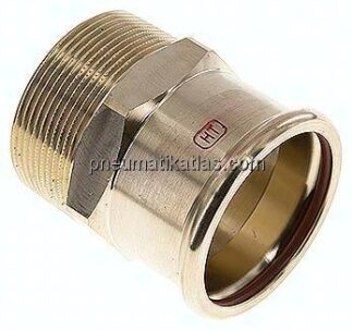 Pressfitting, Übergangsnippel 54mm innen / R 2" AG
