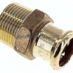 Pressfitting, Übergangsnippel 18mm innen / R 3/4" AG