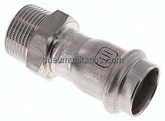 Pressfitting, Übergangsnippel 22mm innen / R 3/4" AG