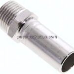 Pressfitting, Übergangsnippel 18mm außen / R 1/2" AG