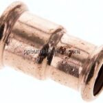 Pressfitting, Reduziermuffe, 22x18mm, Kupfer / Kupferlegierung