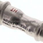 Pressfitting, Reduziermuffe, 22x18mm, 1.4404