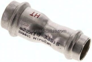 Pressfitting, Reduziermuffe, 22x18mm, 1.4404