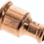 Pressfitting, Reduziermuffe, 28x15mm, Kupfer / Kupferlegierung
