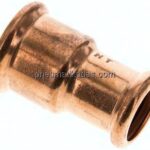 Pressfitting, Reduziermuffe, 28x22mm, Kupfer / Kupferlegierung