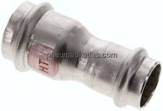 Pressfitting, Reduziermuffe, 28x22mm, 1.4404