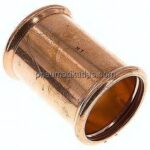 Pressfitting, Muffe, 54mm innen, Kupfer / Kupferlegierung