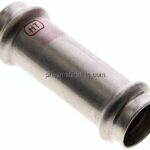 Pressfitting, Schiebemuffe, 22mm, 1.4404