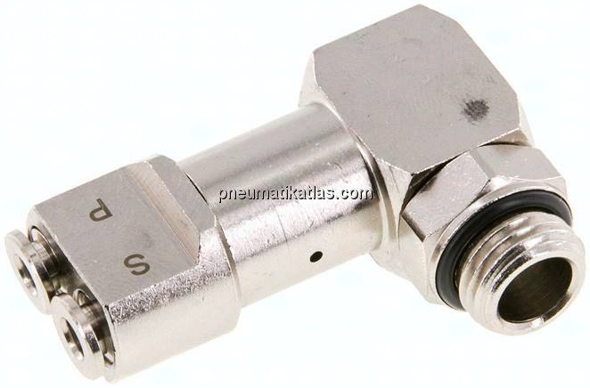Signalverschraubung G 1/4", Steckanschluss (pneumatischer Signalausgang)