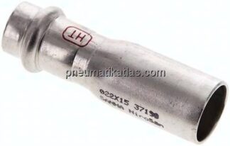 Pressfitting Reduziernippel 22x15mm (außenxinnen)