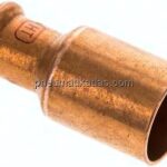 Pressfitting Reduziernippel 28x15mm (außenxinnen)