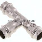 Pressfitting, T-Stück, 18mm innen, 1.4404