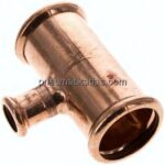 Pressfitting, T-Stück, 35x15mm innen, Kupfer / Kupferlegierung