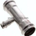 Pressfitting, T-Stück, 35x15mm innen, 1.4404