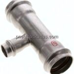 Pressfitting, T-Stück, 35x18mm innen, 1.4404