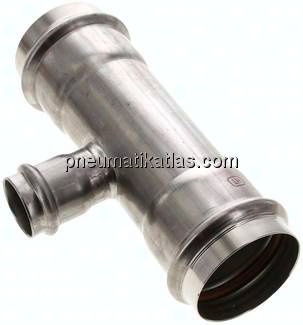 Pressfitting, T-Stück, 54x28mm innen, 1.4404
