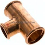 Pressfitting, T-Stück, 54x42mm innen, Kupfer / Kupferlegierung