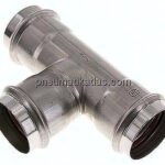 Pressfitting, T-Stück, 54mm innen, 1.4404