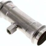 Pressfitting, T-Stück, 54mm, Rp 1/2" IG, 1.4404