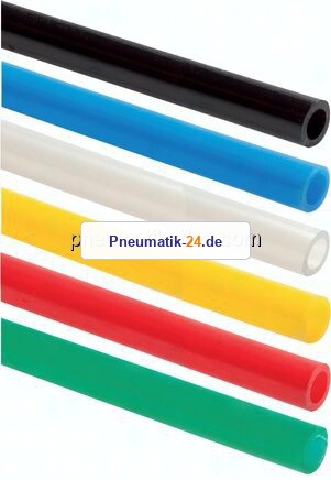 Polyamid-Schlauch, 3 x 1,7 mm, schwarz, Meterware (von 50 mtr.-Rolle)