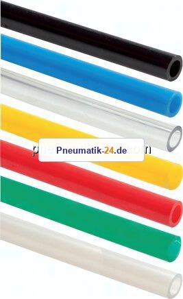 Polyurethan-Schlauch 3 x 2 mm, schwarz, Meterware (von 50 mtr.-Rolle)