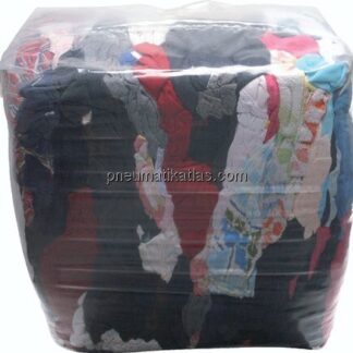 Industrieputzlappen (Trikot, bunt), 10 kg Ballen