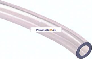 PVC-Schlauch 2x4mm, transparent, Meterware (von 100 mtr.-Rolle)