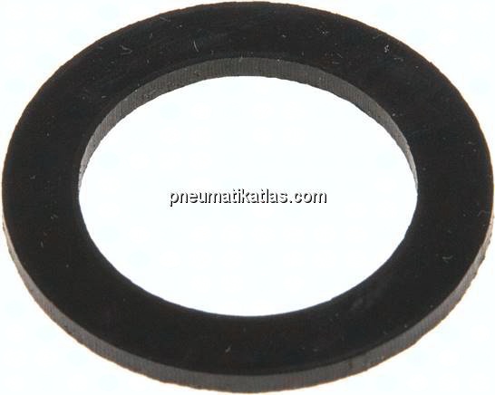 Dichtungen für PVC-U-Losflansche 25 mm (DN20), EPDM