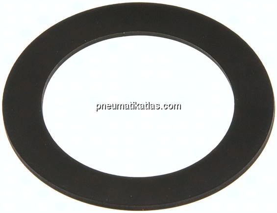 Dichtungen für PVC-U-Losflansche 50 mm (DN40), FKM