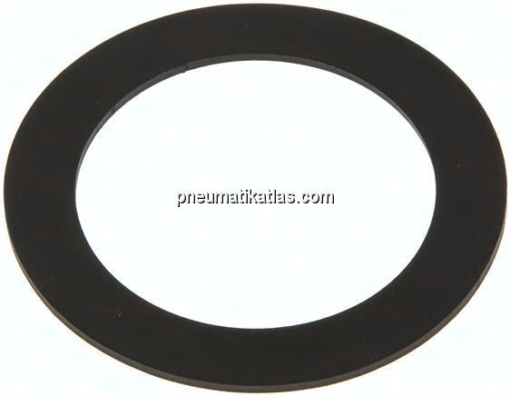 Dichtungen für PVC-U-Losflansche 63 mm (DN50), FKM