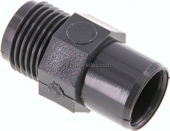 Klebe-Gewindenippel, PVC-U, 16x20mm (ixa)-G 1/2" AG