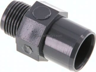 Klebe-Gewindenippel, PVC-U, 16x20mm (ixa)-G 3/8" AG