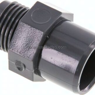 Klebe-Gewindenippel, PVC-U, 20x25mm (ixa)-G 1/2" AG