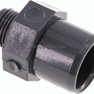 Klebe-Gewindenippel, PVC-U, 20x25mm (ixa)-G 3/8" AG