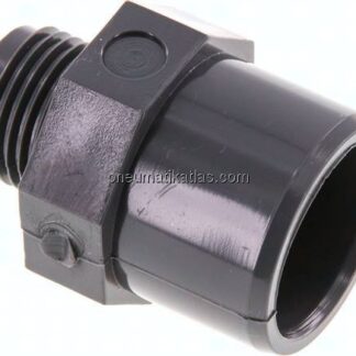 Klebe-Gewindenippel, PVC-U, 25x32mm (ixa)-G 1/2" AG