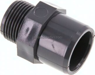 Klebe-Gewindenippel, PVC-U, 25x32mm (ixa)-G 3/4" AG