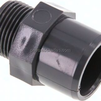 Klebe-Gewindenippel, PVC-U, 25x32mm (ixa)-G 3/4" AG