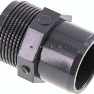 Klebe-Gewindenippel, PVC-U, 32x40mm (ixa)-G 1-1/4" AG