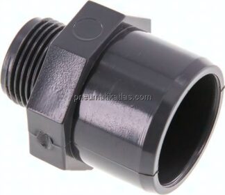 Klebe-Gewindenippel, PVC-U, 32x40mm (ixa)-G 3/4" AG