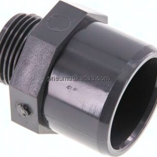 Klebe-Gewindenippel, PVC-U, 40x50mm (ixa)-G 1" AG