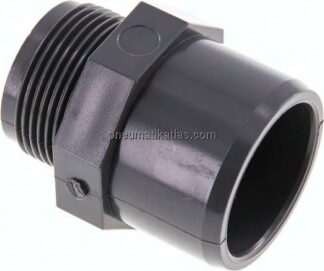 Klebe-Gewindenippel, PVC-U, 40x50mm (ixa)-G 1-1/4" AG