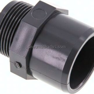 Klebe-Gewindenippel, PVC-U, 40x50mm (ixa)-G 1-1/4" AG
