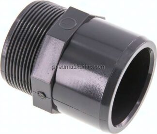 Klebe-Gewindenippel, PVC-U, 50x63mm (ixa)-G 2" AG