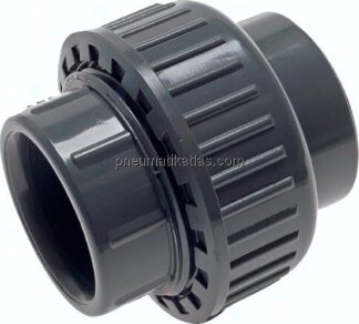 Klebemuffen-Verschraubung, PVC-U / EPDM, 63mm