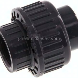 Klebemuffen-Verschraubung, PVC-U / EPDM, 20mm