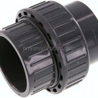 Klebemuffen-Verschraubung, PVC-U / FKM, 63mm