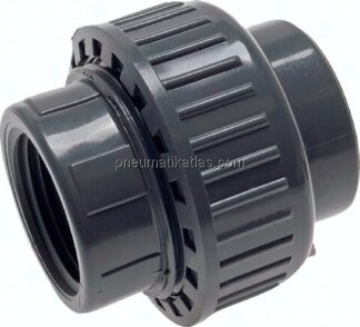 Klebe-/Gewindeverschraubung, PVC-U/ EPDM, 110mmxRp 4" IG